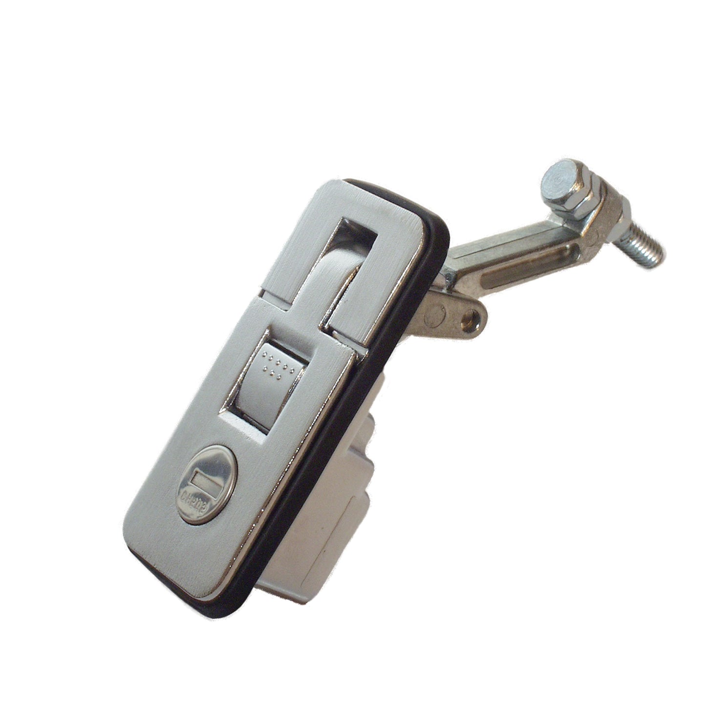 Square Push-Button Compression Latch - Small (Chrome)