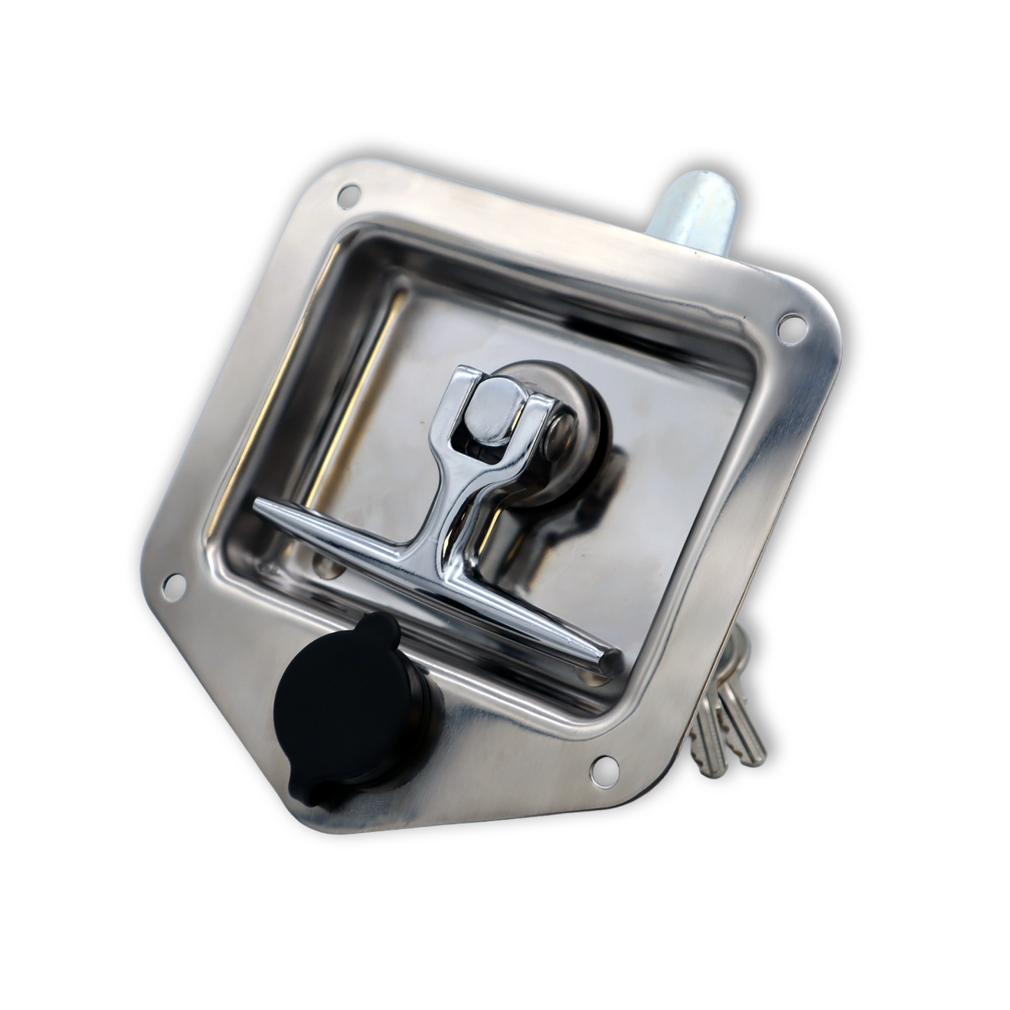 Economy Folding T-Handle with Holes (Stainless Steel)