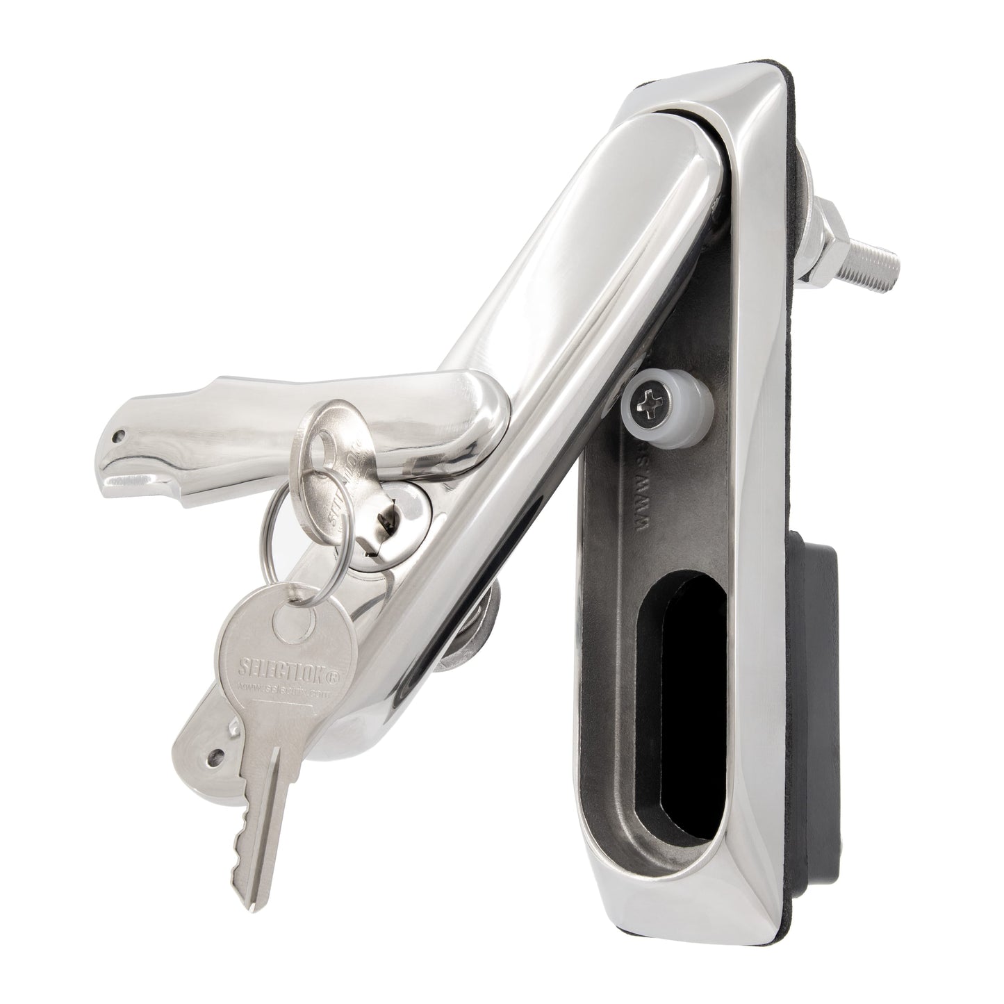 Millennium® Series: Industry Keyed Swing Handle with Dustcover (Stainless Steel)