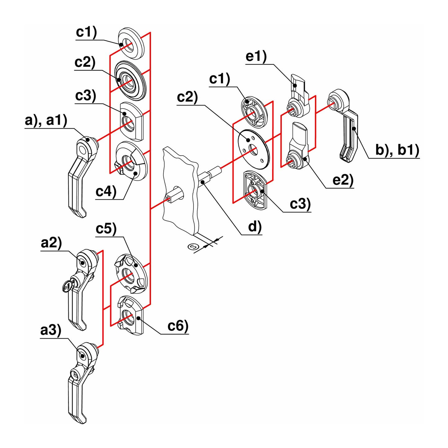 Dirak Heavy Duty Latch System for RV & HVAC Applications