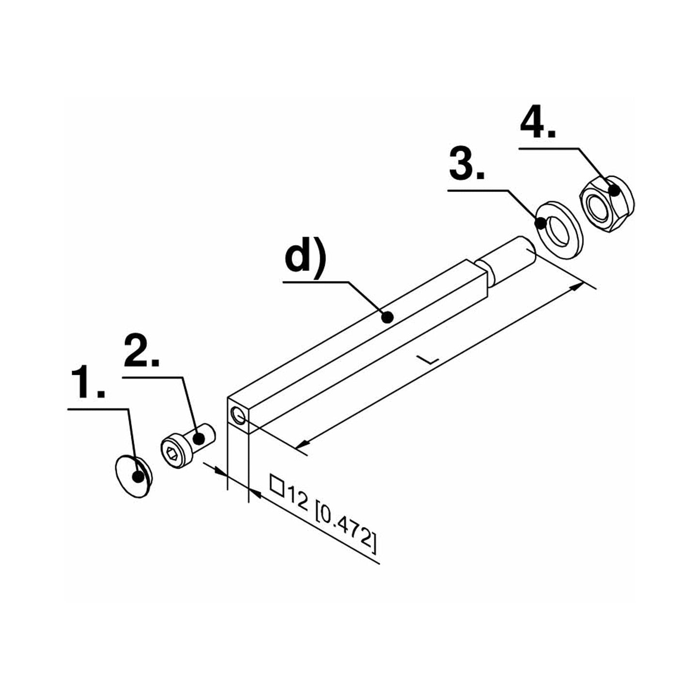 Dirak Shafts for Heavy Duty Latches
