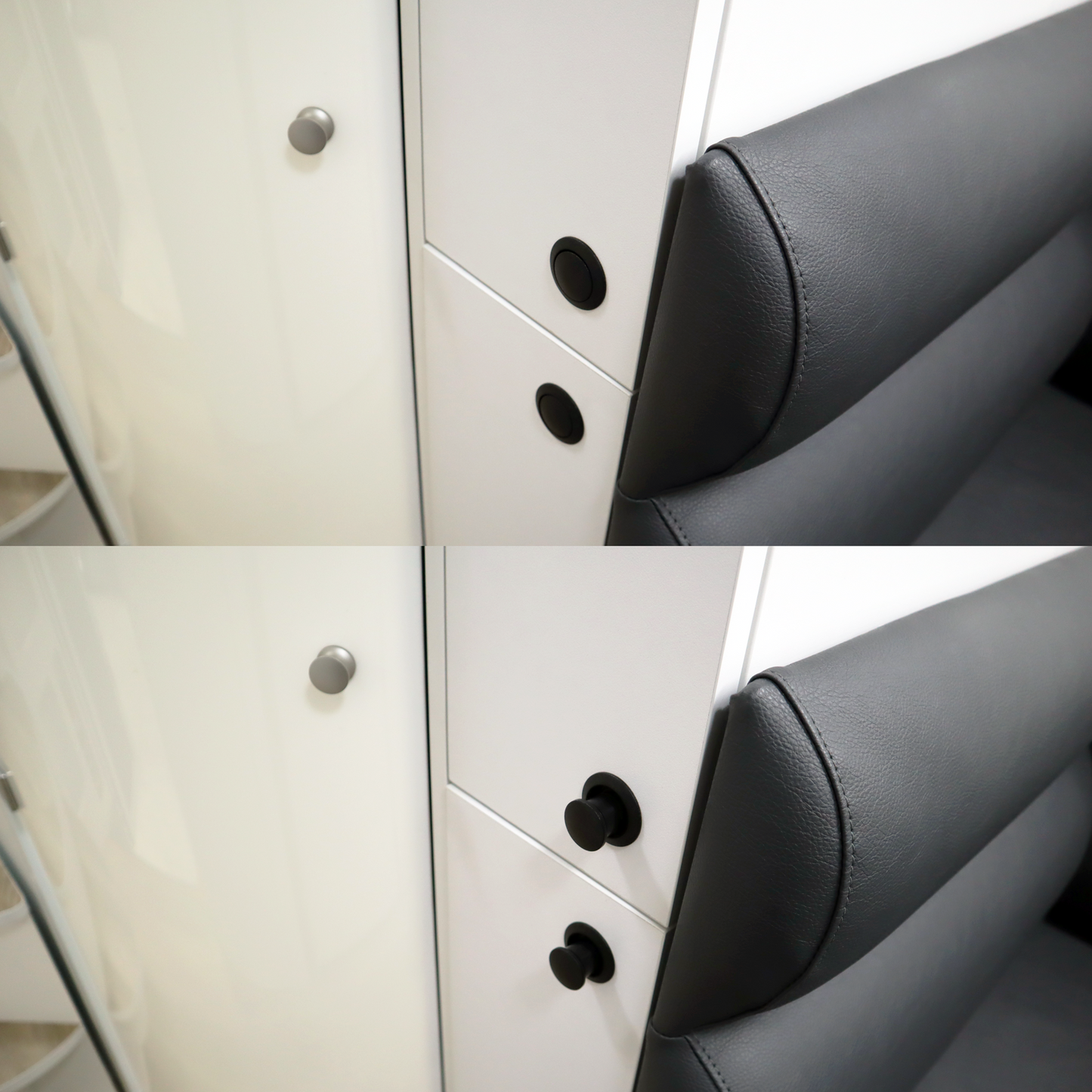 Push Handle Knob Latch