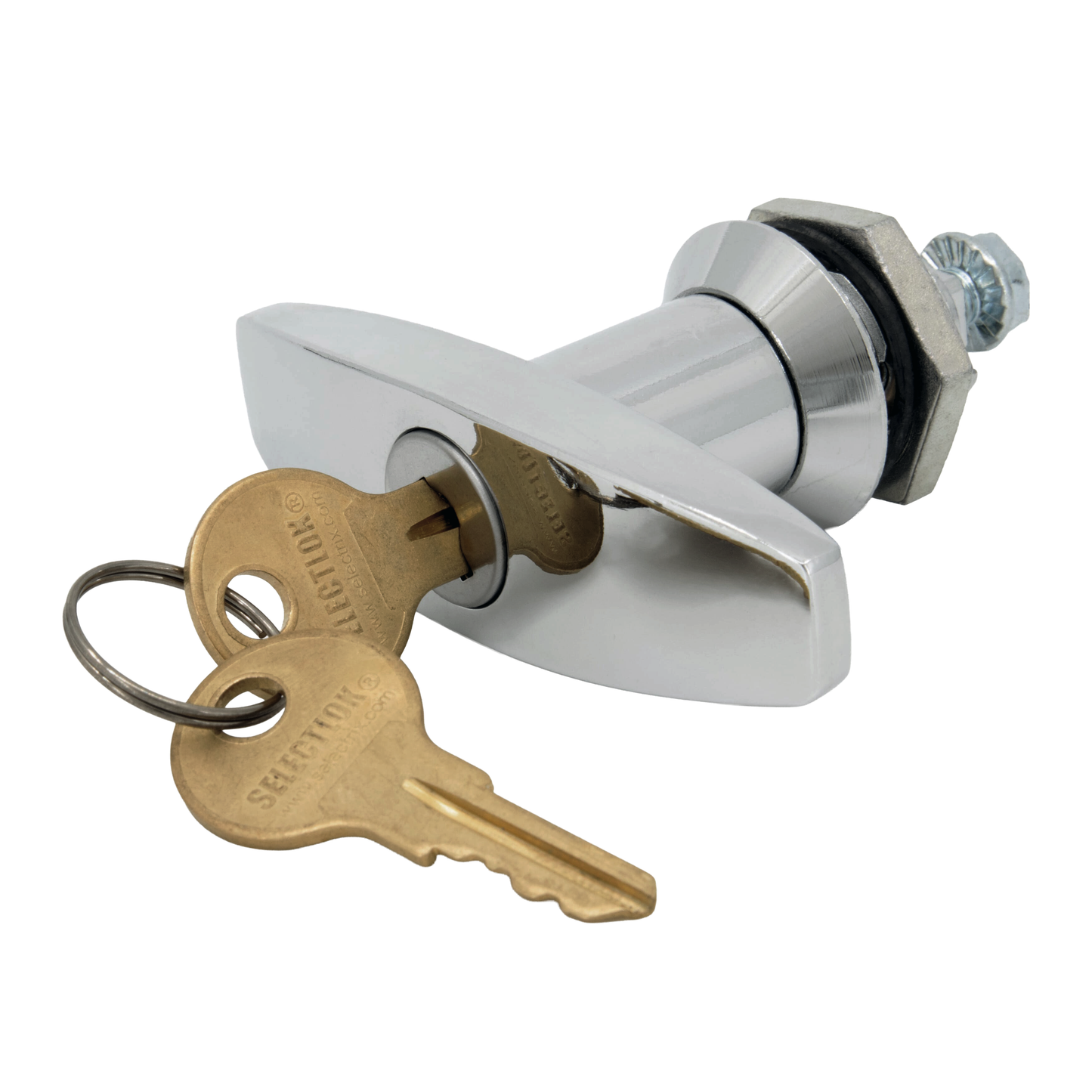 M110: Quarter Turn T-Handle - 32mm Escutcheon (Stainless Steel)