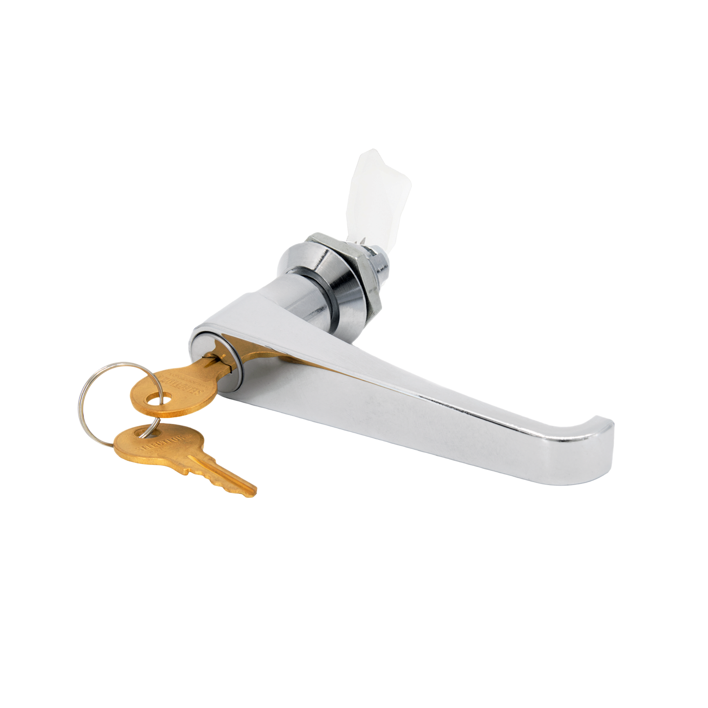 M111: Quarter Turn L-Handle - 32mm Escutcheon