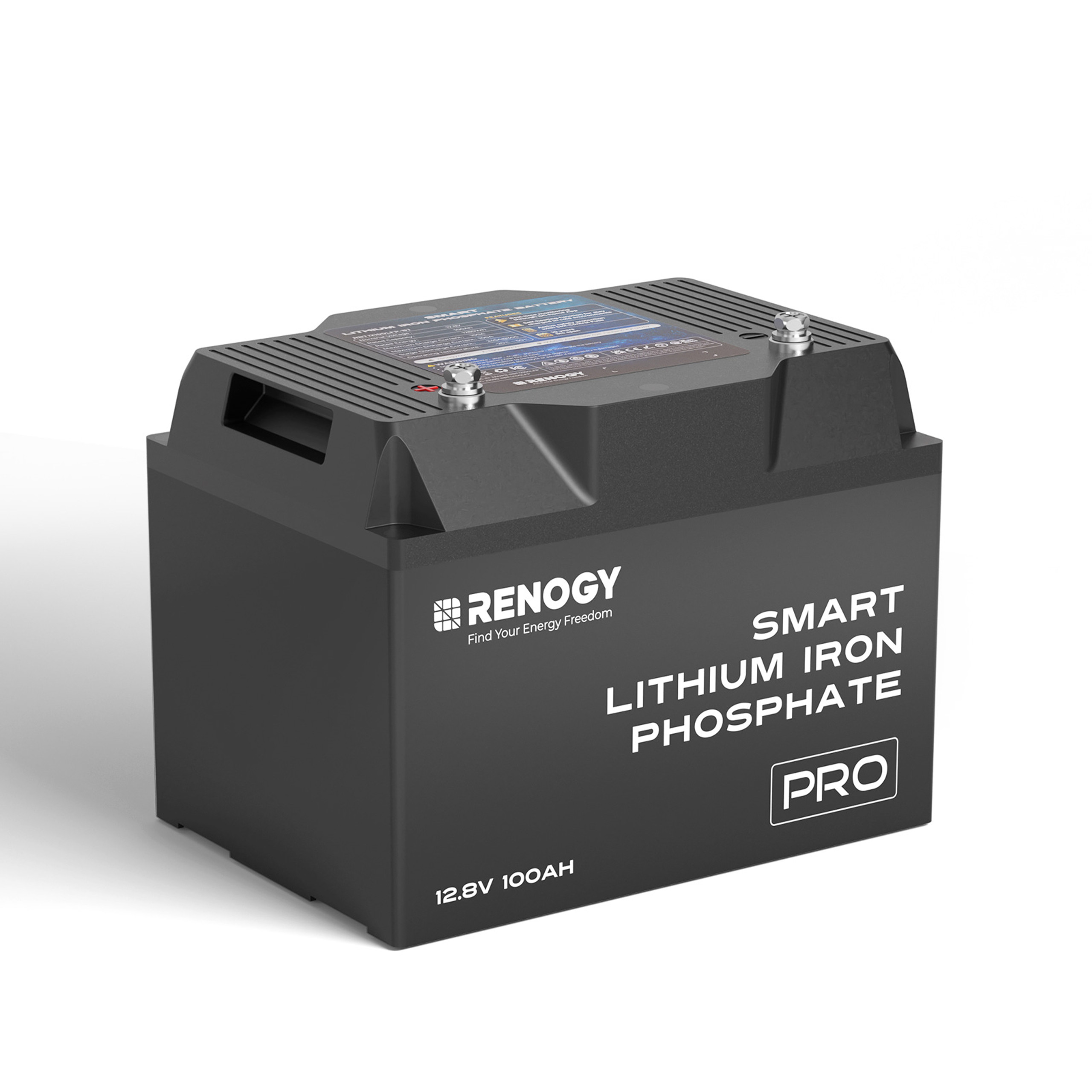 RENOGY PRO 12V 100A Smart Lithium Iron Phosphate Battery W Self Heatin renogy-pro-12v-100a-smart-lithium-iron-phosphate-battery-w-self-heatin