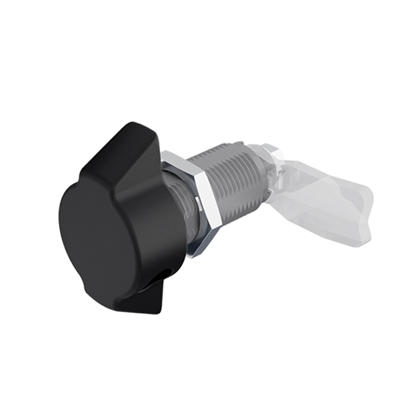 Dirak Padlockable Wing Handle - Black