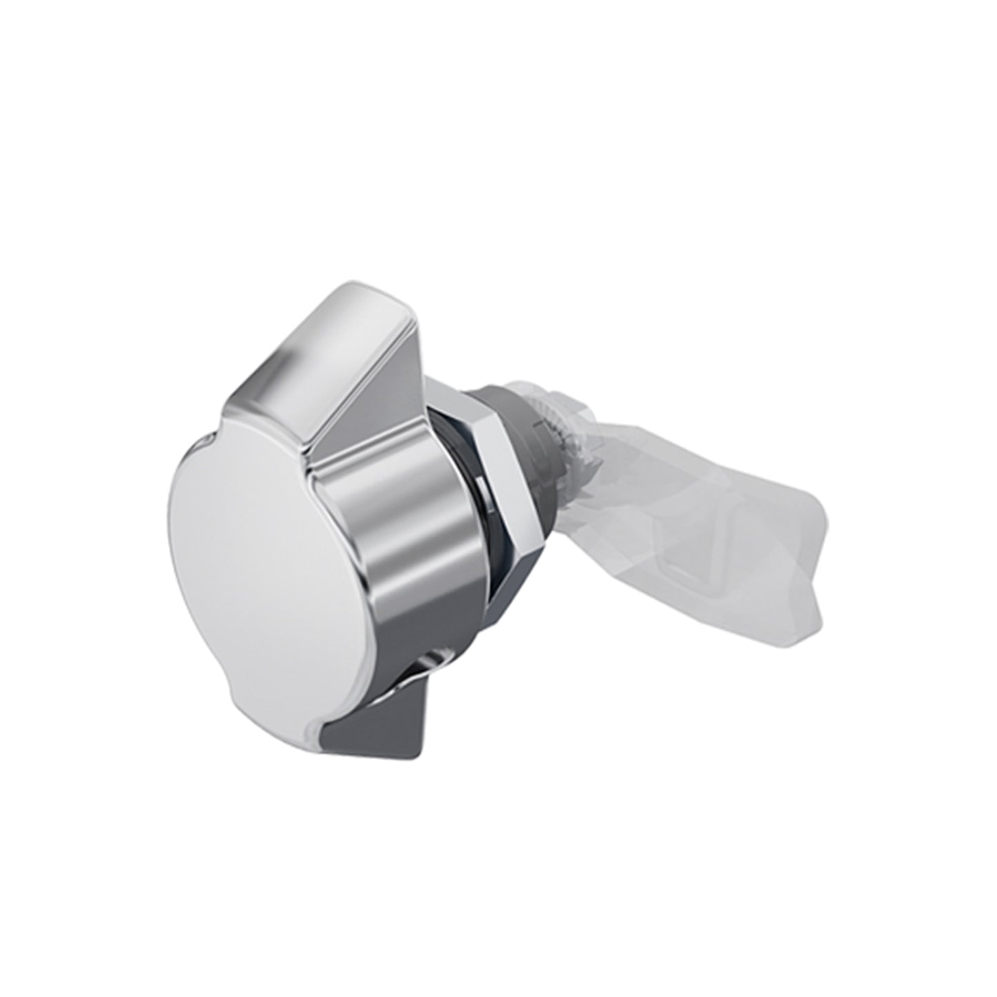 Dirak Padlockable Wing Handle - Chrome
