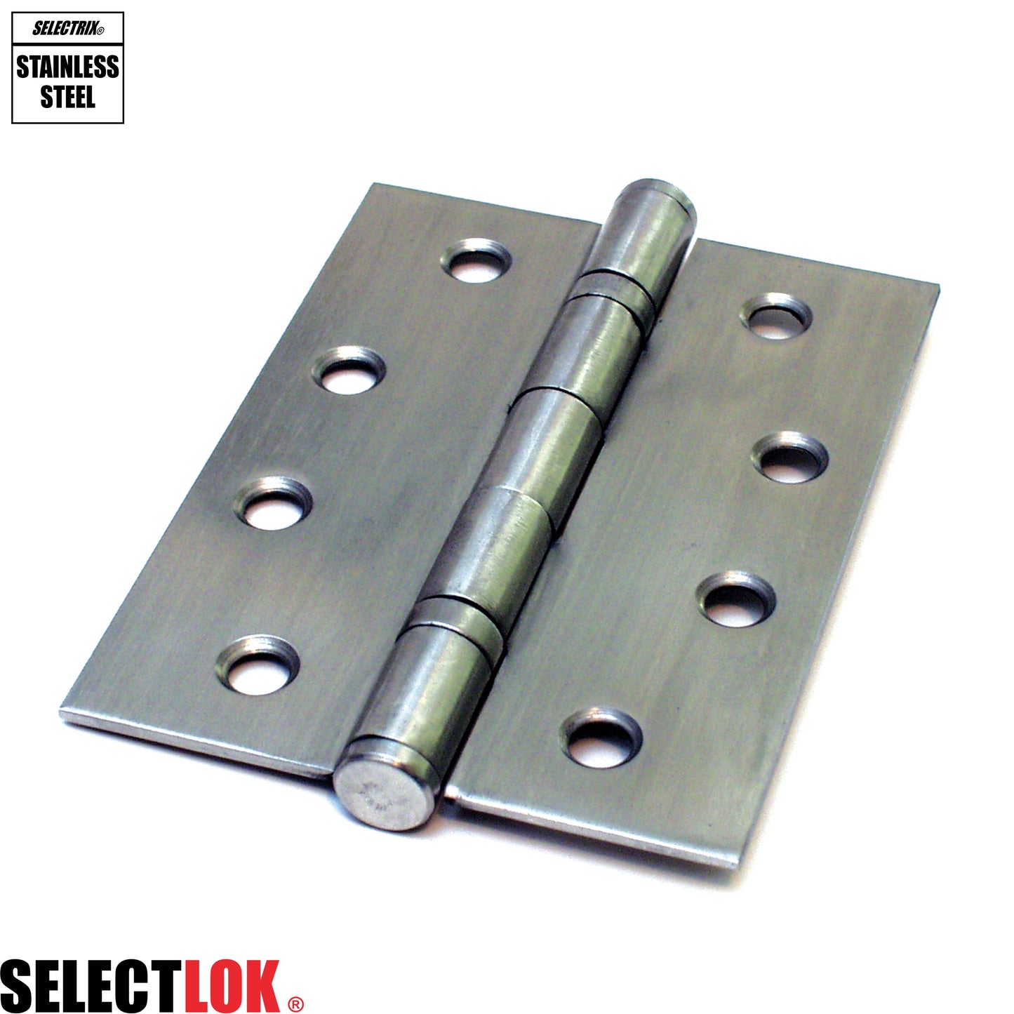 100mm Stainless Steel Butt Hinge - Selectlok