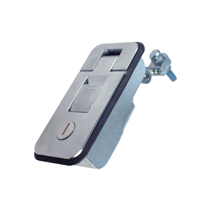 Square Push-Button Compression Latch - Large (Chrome)
