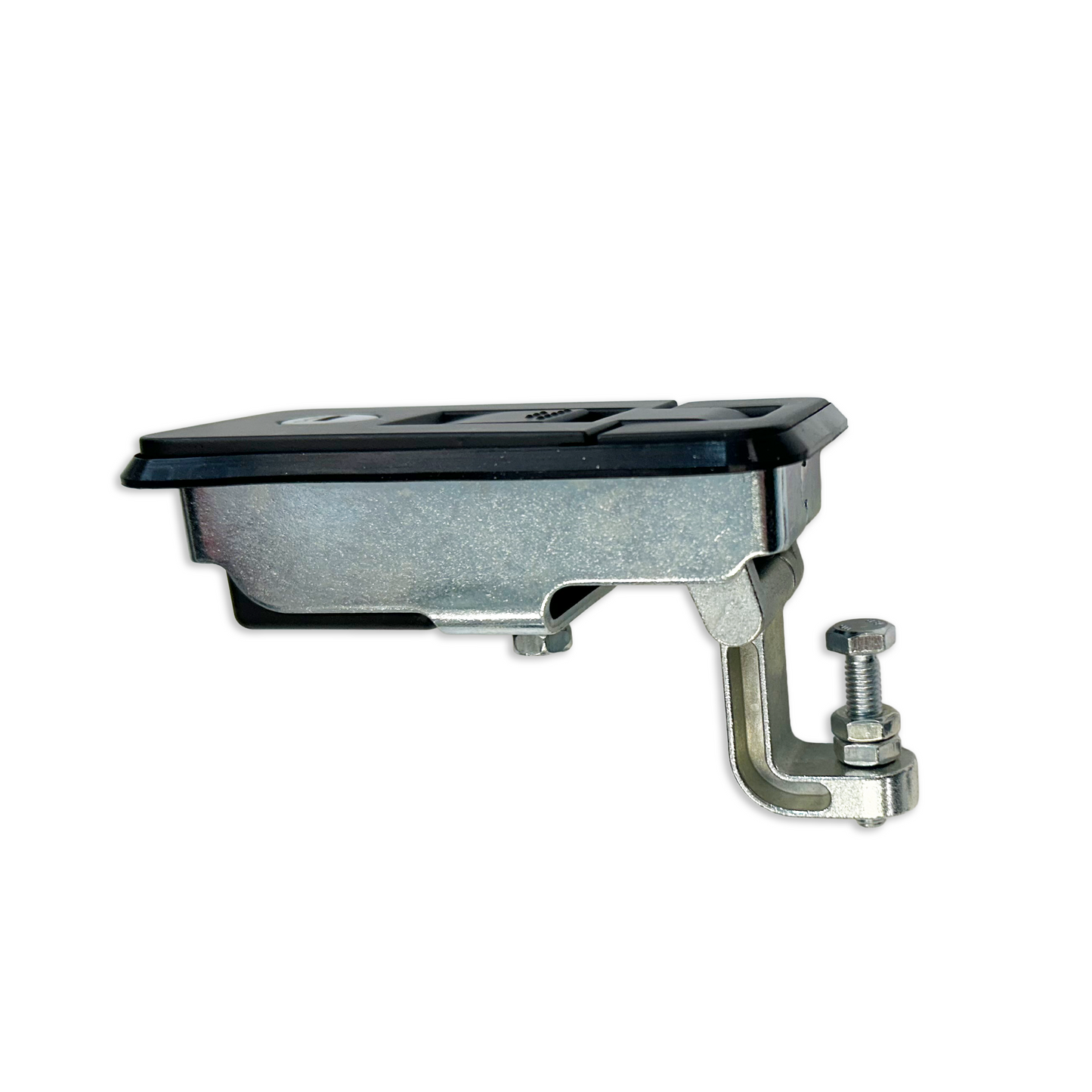 Square Push-Button Compression Latch - Large (Black)