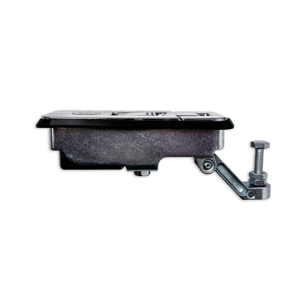 Square Push-Button Compression Latch - LARGE (Chrome) | Selectlok Australia