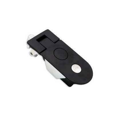 Round Push-Button Compression Latch - Large (Black)