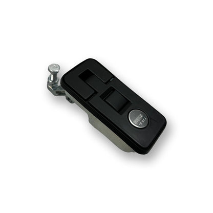 Square Push-Button Compression Latch - Small (Black)