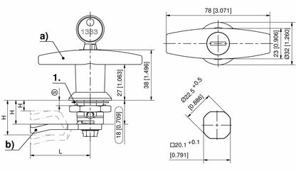Dirak T Handle