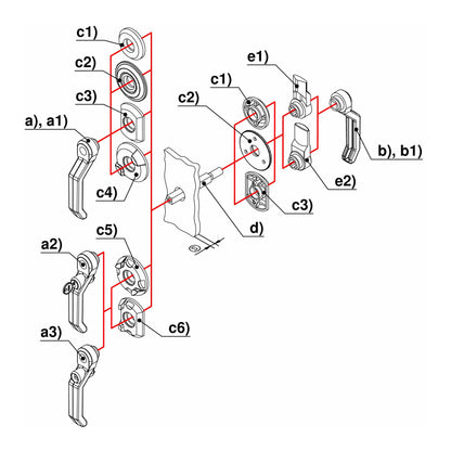 Dirak Heavy Duty Latch System for RV & HVAC Applications