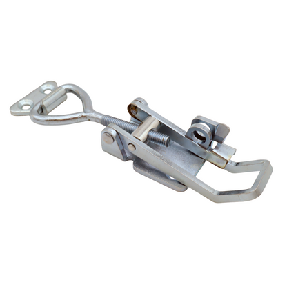 Pad-lockable Over Centre Fastener (Adj.) with Safety Clip - Large (Latch & Hook)