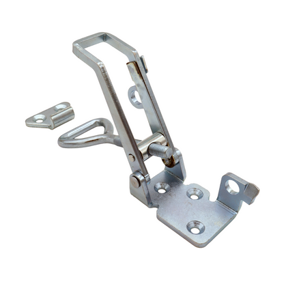 Pad-lockable Over Centre Fastener (Adj.) with Safety Clip - Large (Latch & Hook)