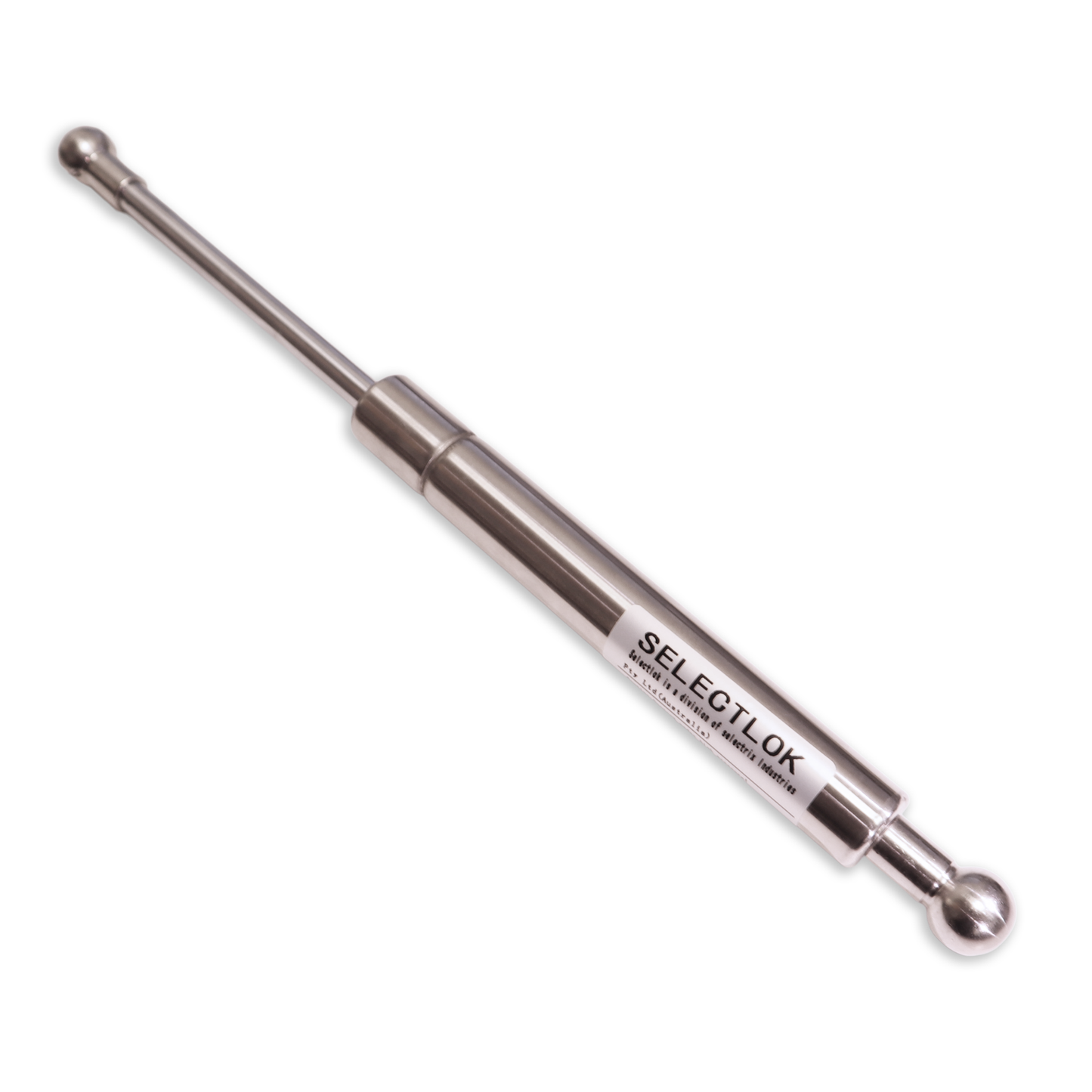 710mm, Medium ~ Heavy-Duty Gas Struts (Stainless Steel)