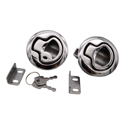 L101: Flush Pull Ring Latch (Stainless Steel)