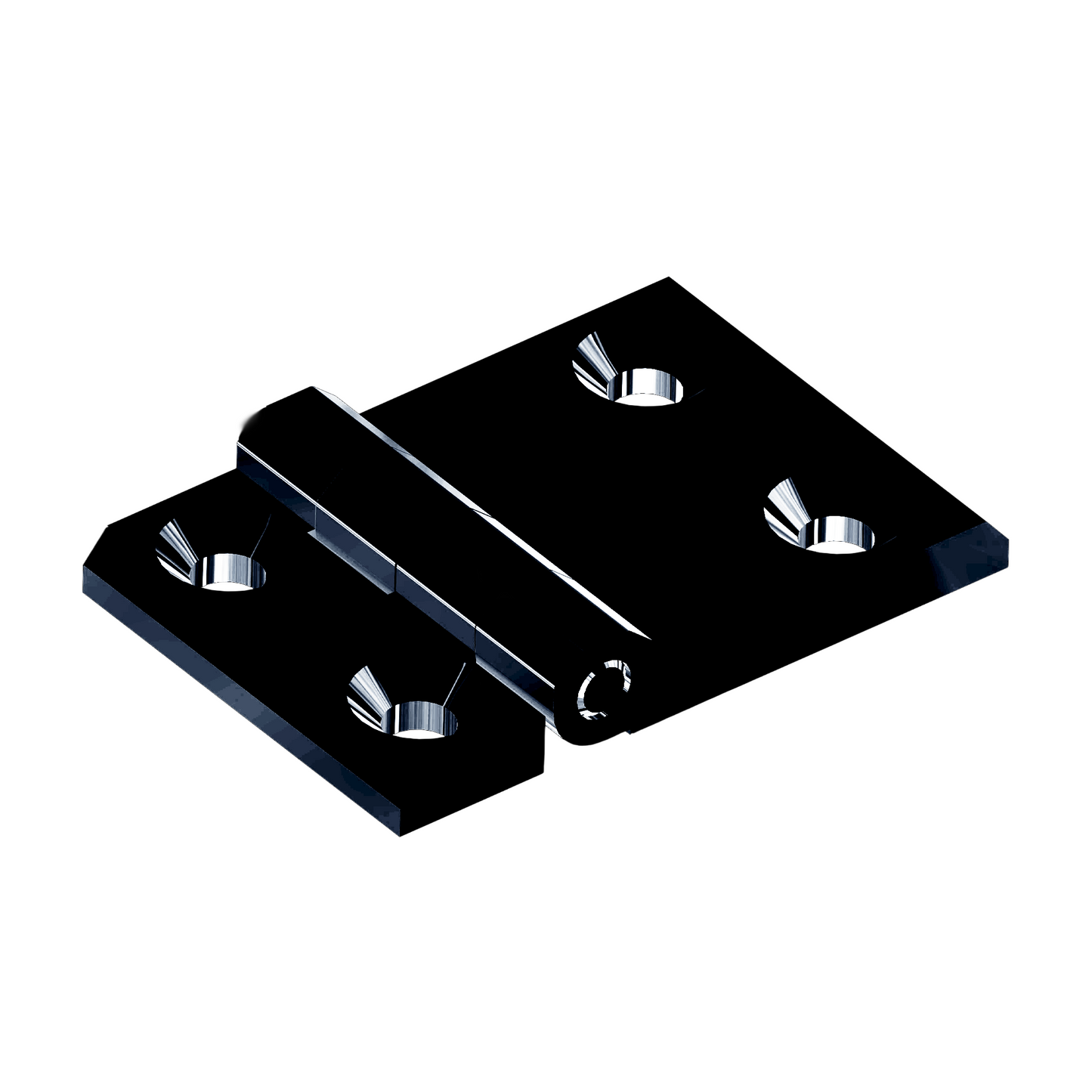 PI5367: 6x60 Screw-On Hinge (Zinc, Black & Chrome)