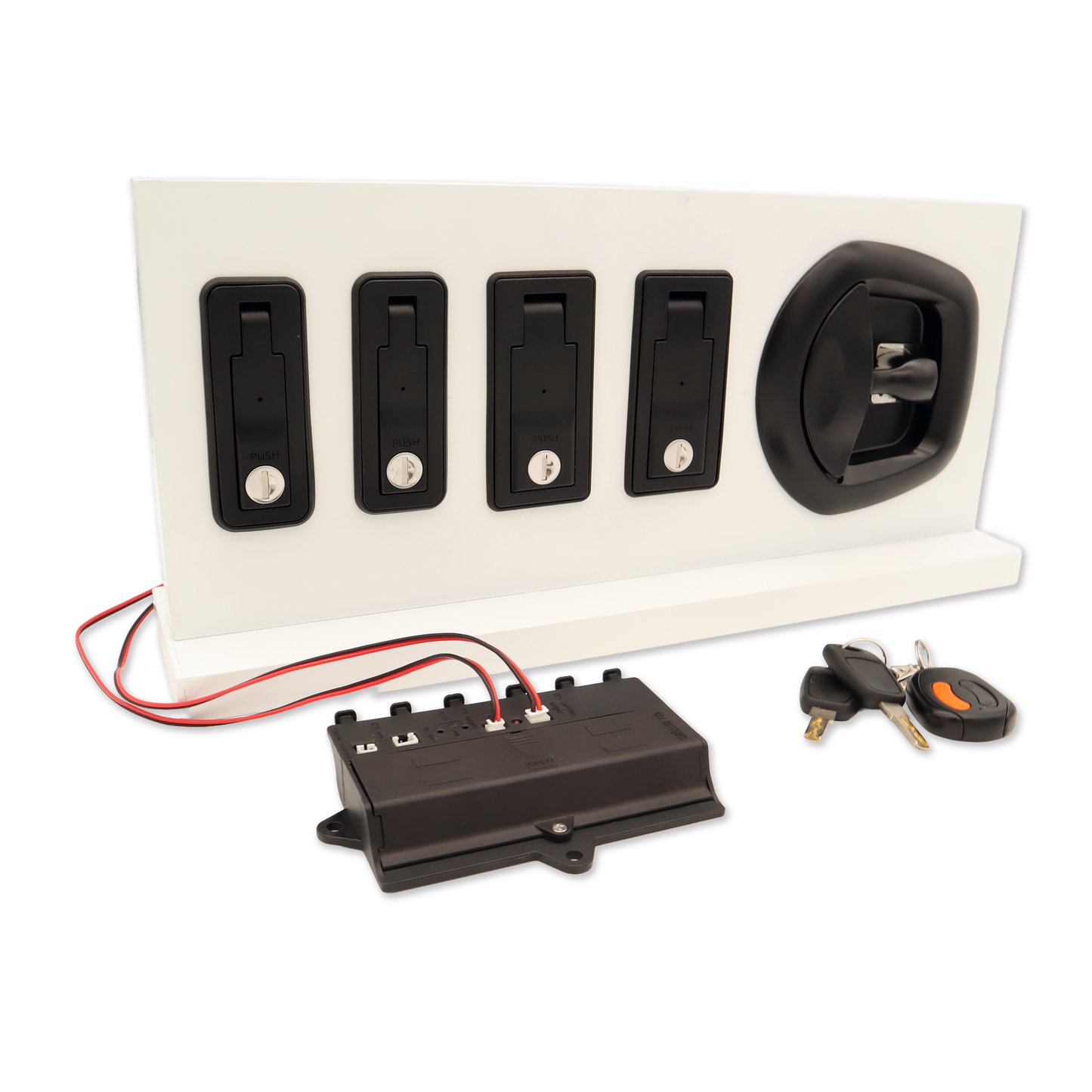 ELS | NP0044: Folding-WT Handle, Integrated Central Locking (Compression Action, 24V)