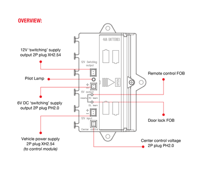ELS | NP0044: Control Box Module (6V/12V Central Locking)