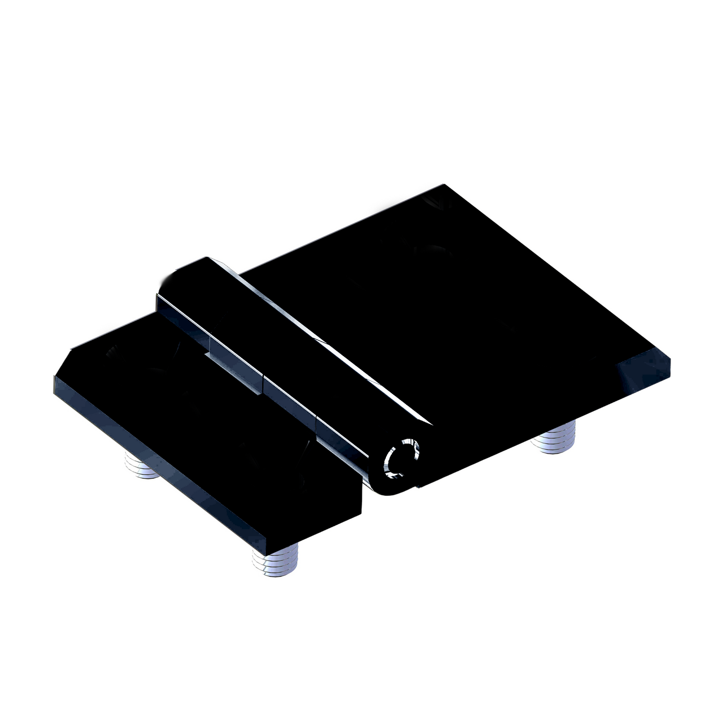 PI5367: 60x120 Screw-On Hinge (Zinc, Black & Chrome)