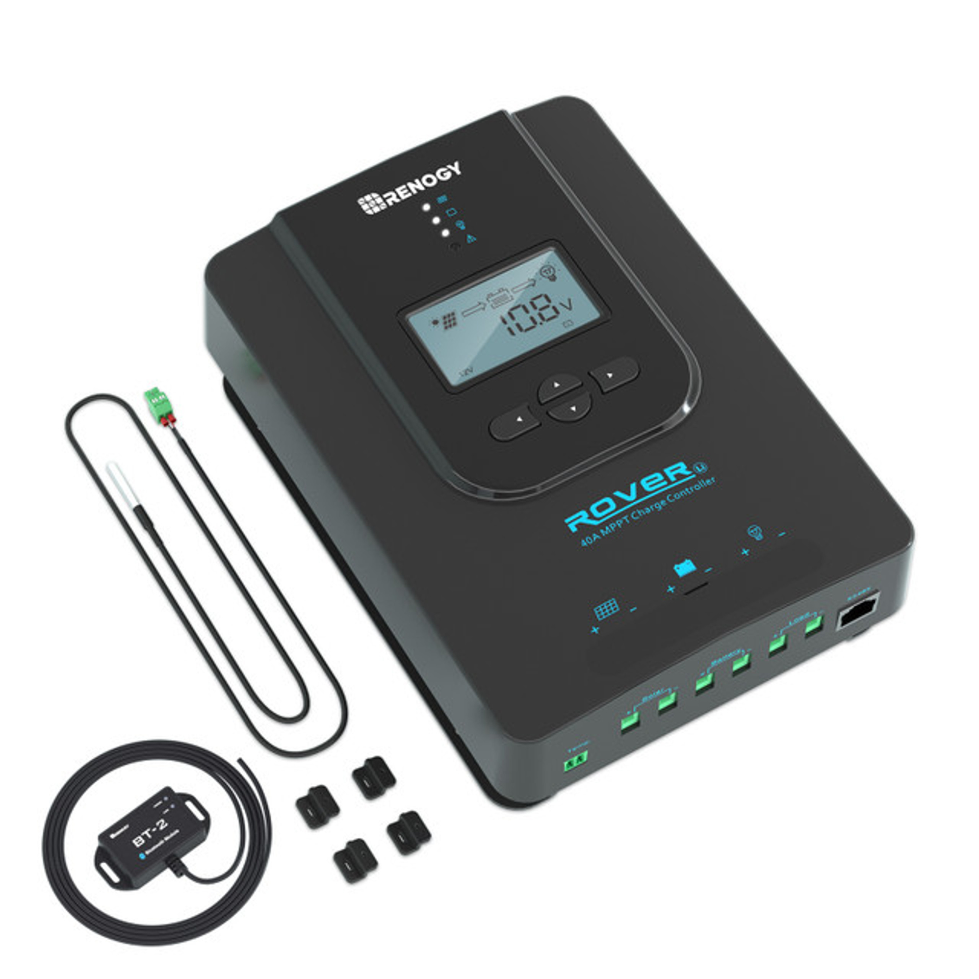 パーツ RENOGY ROVER MPPT 40A Charge Controller RENOGY CORE Rover 12V 40A MPPT Charge Controller (With BT