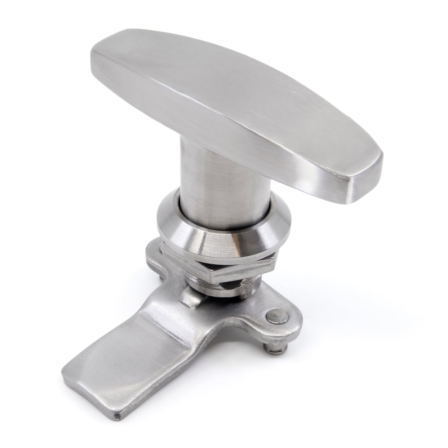 SEL-200-9374: Quarter Turn T-Handle, Non-Locking - 32mm Escutcheon (Stainless Steel)