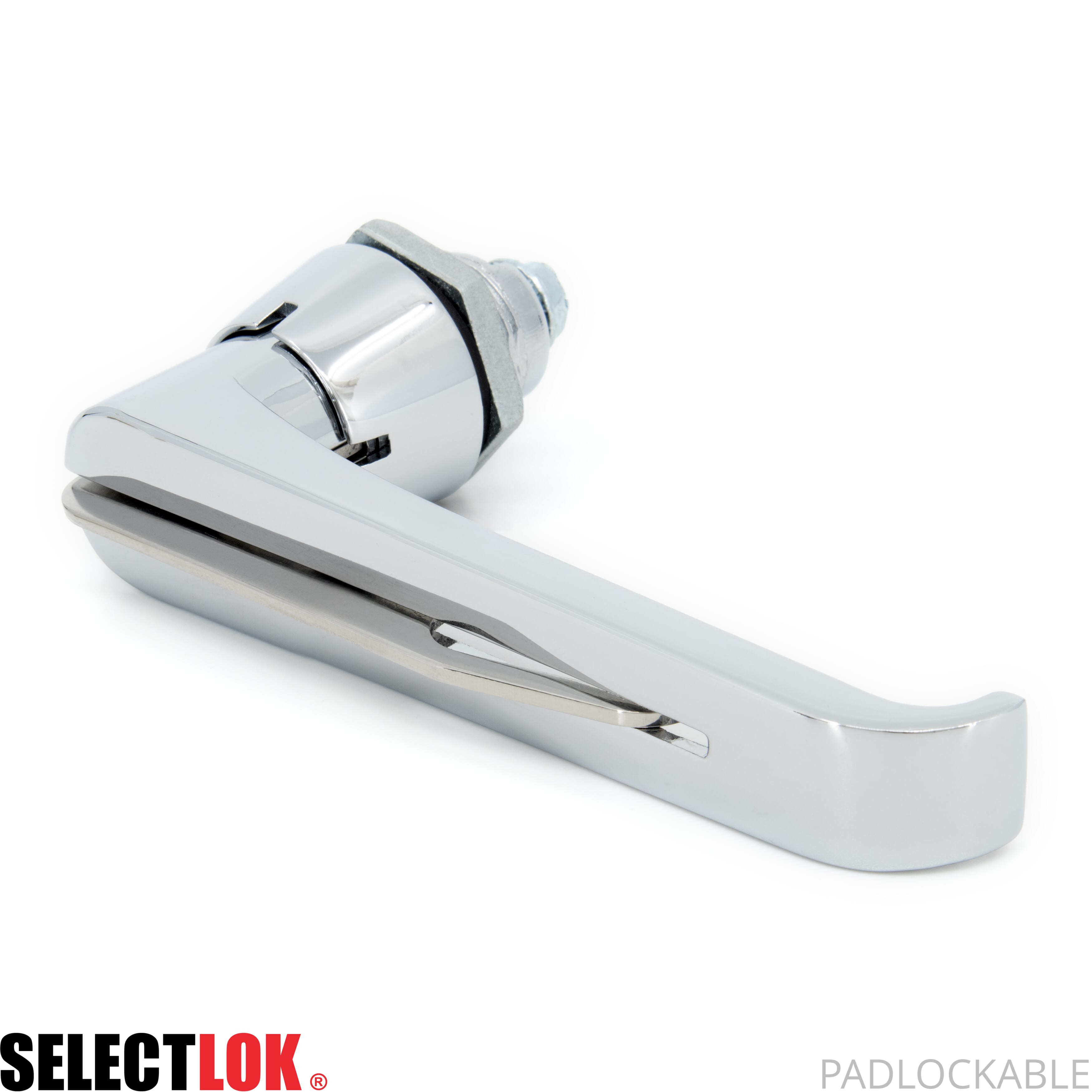 Padlockable L Handle (Single hole mount) | Selectlok Australia