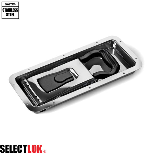 Recessed Handle (29mm Deep) Stainless Steel - Selectlok