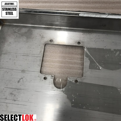 Stainless Steel Tool Box Door 1200 x 500 x 40